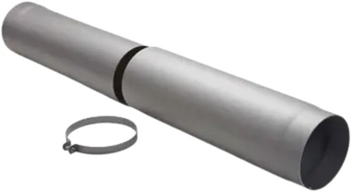 Paspijp 50-80 Cm Antraciet Staal 2mm Ø150 mm