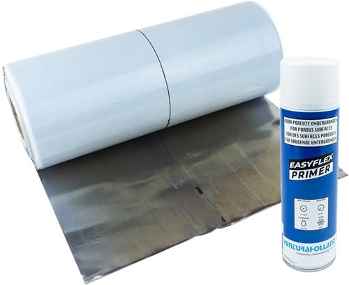 Plaklood Loodkleur 300 mm 5 meter + Easyflex Primer