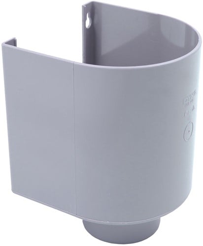 Pvc Vergaarbak Ø70 mm Grijs