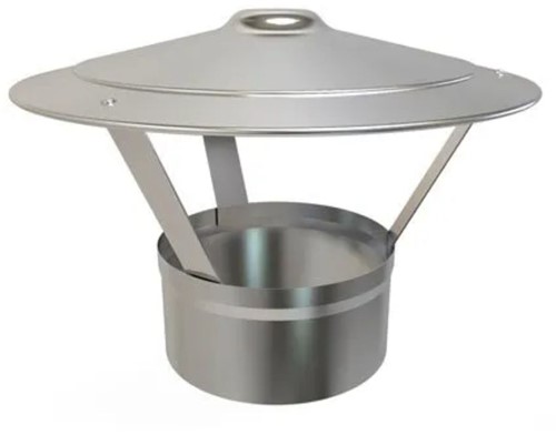 Regenkap Rvs EW Ø125 mm