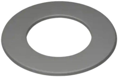 Rozet 5 Cm Antraciet Staal 2mm Ø150 (155) mm
