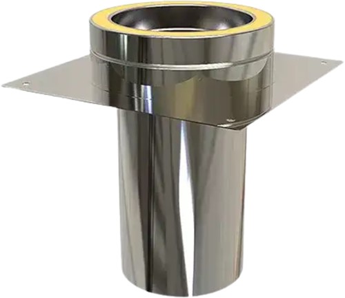 Schouwplaat | TBV Dubbelwandig RVS Ø175 mm