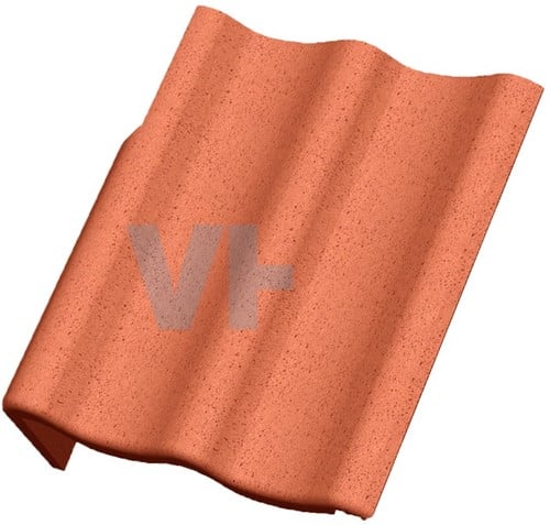 Monier Sneldek Novo+ Hollands Rood Gevelpan Links