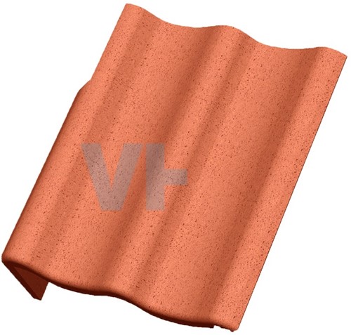 Nelskamp S-Pan Oranjerood Gevelpan Links