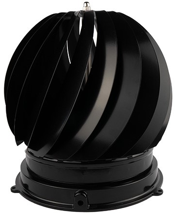 Ventura Spinner Rvs Zwart | Ø80 mm tot Ø250 mm