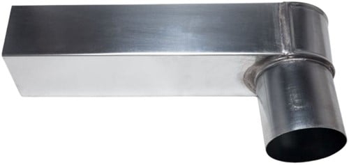 Zinken Stadsuitloop | Ø80 mm | 60X80 mm