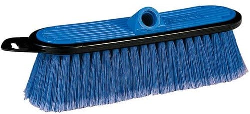 Borstel Telescoopstok Blauw