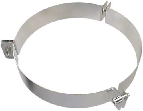Tuidraadbeugel | TBV Dubbelwandig RVS Ø150 mm | TBV Enkelwandig Ø200 mm