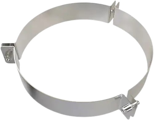 Tuidraadbeugel | TBV Dubbelwandig RVS Ø80 mm | TBV Enkelwandig Ø130 mm