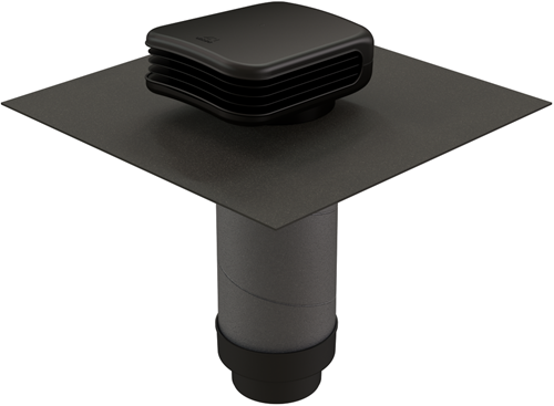 Ubbink Valetis Geisoleerde Dakdoorvoer | TBV Mechanische ventilatie | 15-67° | 160-150 mm