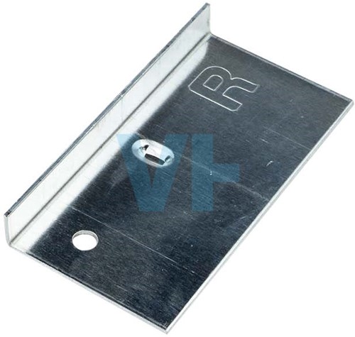 Daktrim Aluminium | 45x45 mm | Verbindingsplaatjes (Verpakt per 10 stuks)