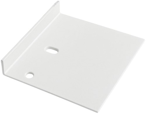 Daktrim Aluminium | 60x64 mm | Verbindingsplaatje | Wit RAL9010