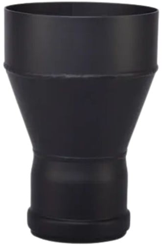 Verloop Ø 80-150 Zwart Pellet Ø80 mm