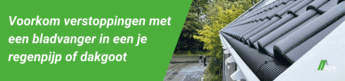 Voorkom verstoppingen met een bladvanger in je regenpijp of dakgoot