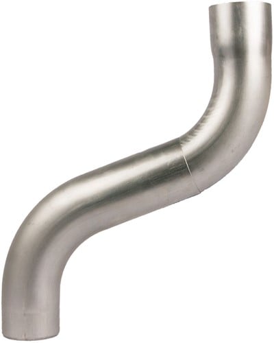 HWA Zink Telescoopbocht 72° | Ø80 mm | Hard-Op-Hard 300 - 380 mm