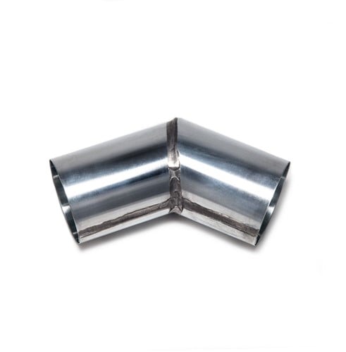 HWA Zink Verstekbocht 45° | Ø70 mm