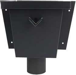 Zink Noir vergaarbak model Junior |100 mm