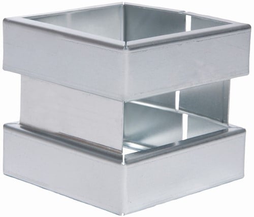 Zinken Dubbele Wrong Vierkant | 100 x 100 mm